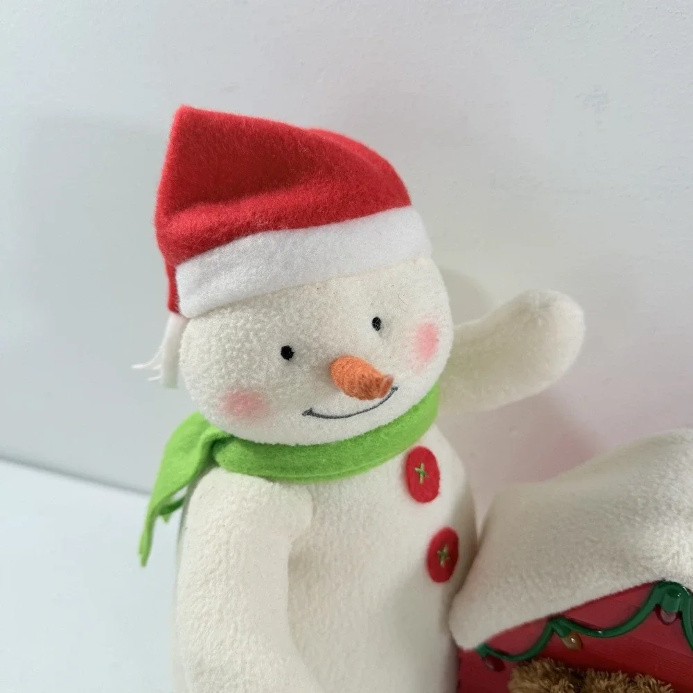 Hallmark Jingle Pals Deck‎ The Halls Duo Animated Singing Snowman Dog 2011